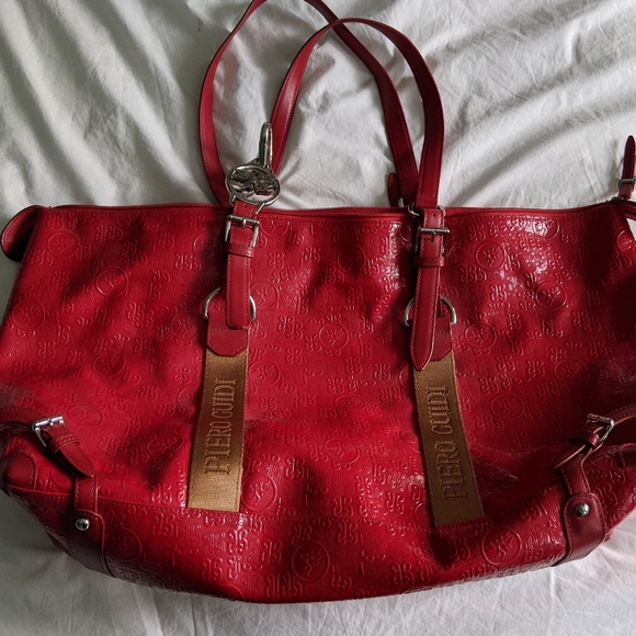 Piero Guidi Red Women's Handbag - Picture 2 of 5